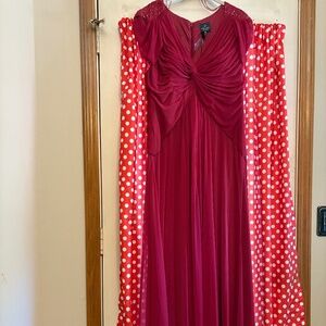 Adrianna Papell Long Formal gown wine/ Dark Raspberry color